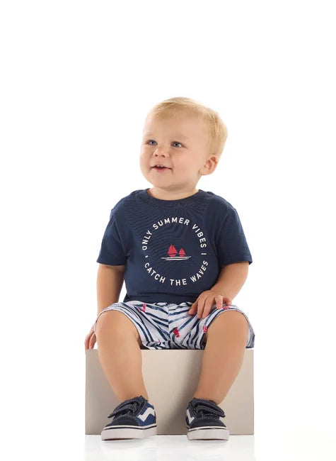 UP 34696 CATCH WAVES SWIM TRUNK SET
