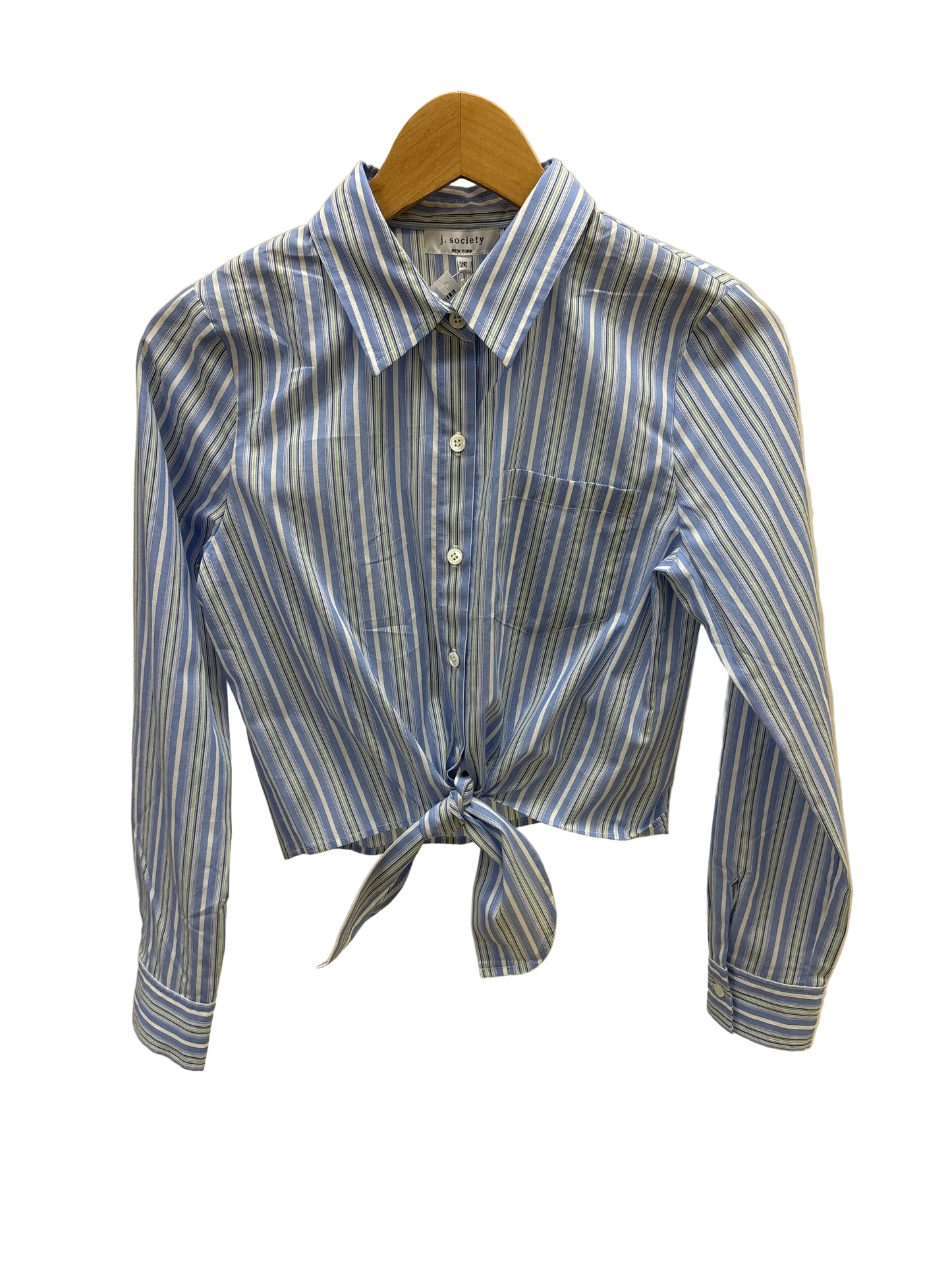 JS 71020 STRIP TIE LS SHIRT