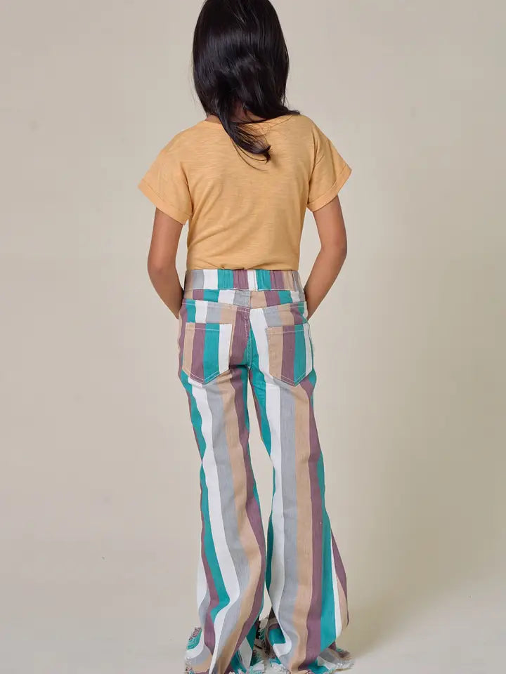 SAINTS STRIP BELL BOTTOM JEAN