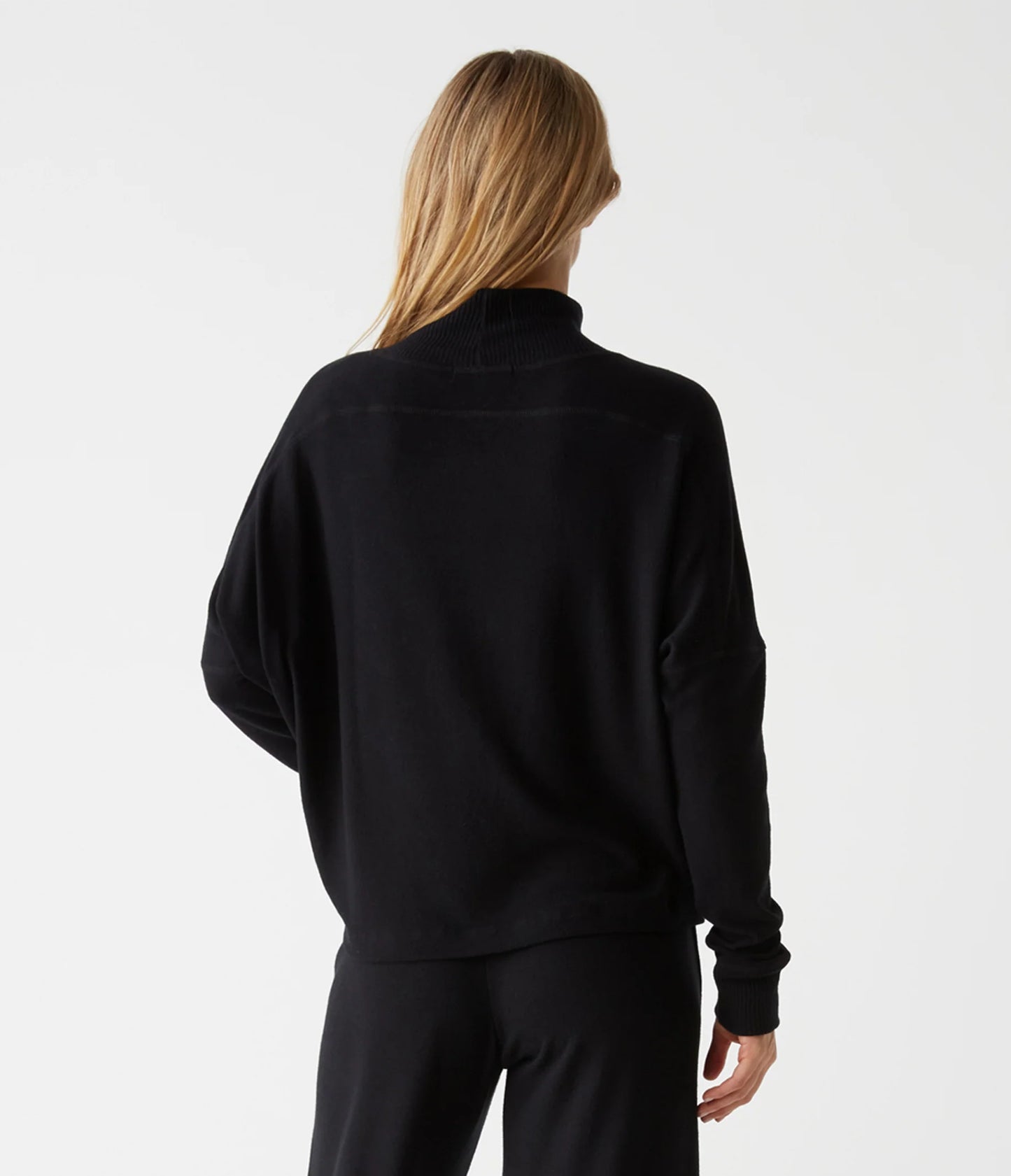 MS 2101 Mad Brush Mock Neck Top