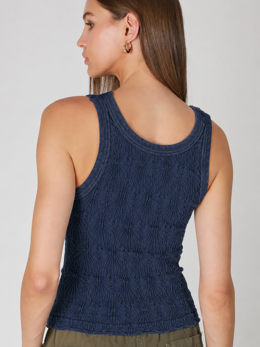NIKI NS8465 REVERSIBLE LACE TANK