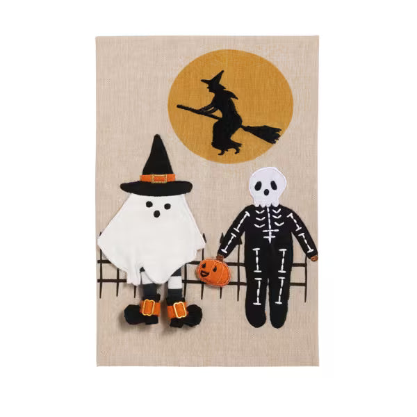 MUD 42170325 TAN HALLOWEEN TEA TOWELS