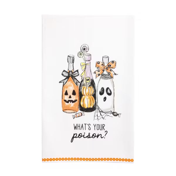 MUD 42170329 HALLOWEEN TEA TOWEL