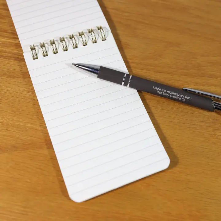 BAD FUNNY 3X5 SPIRAL NOTEPAD