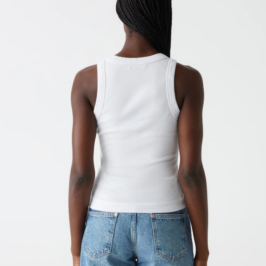 Michael Stars Wide Binding Crop Tank