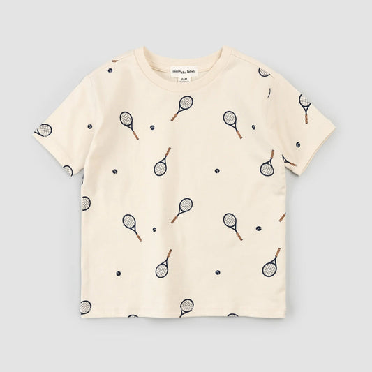 Raquet and Ball Print Shirt