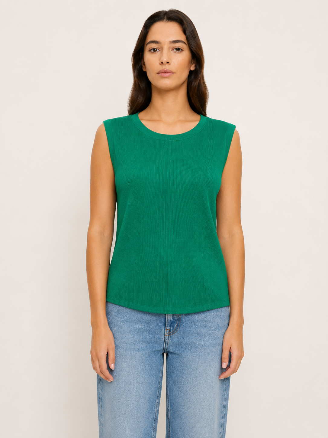 JORGI CROP CREW RIB TANK