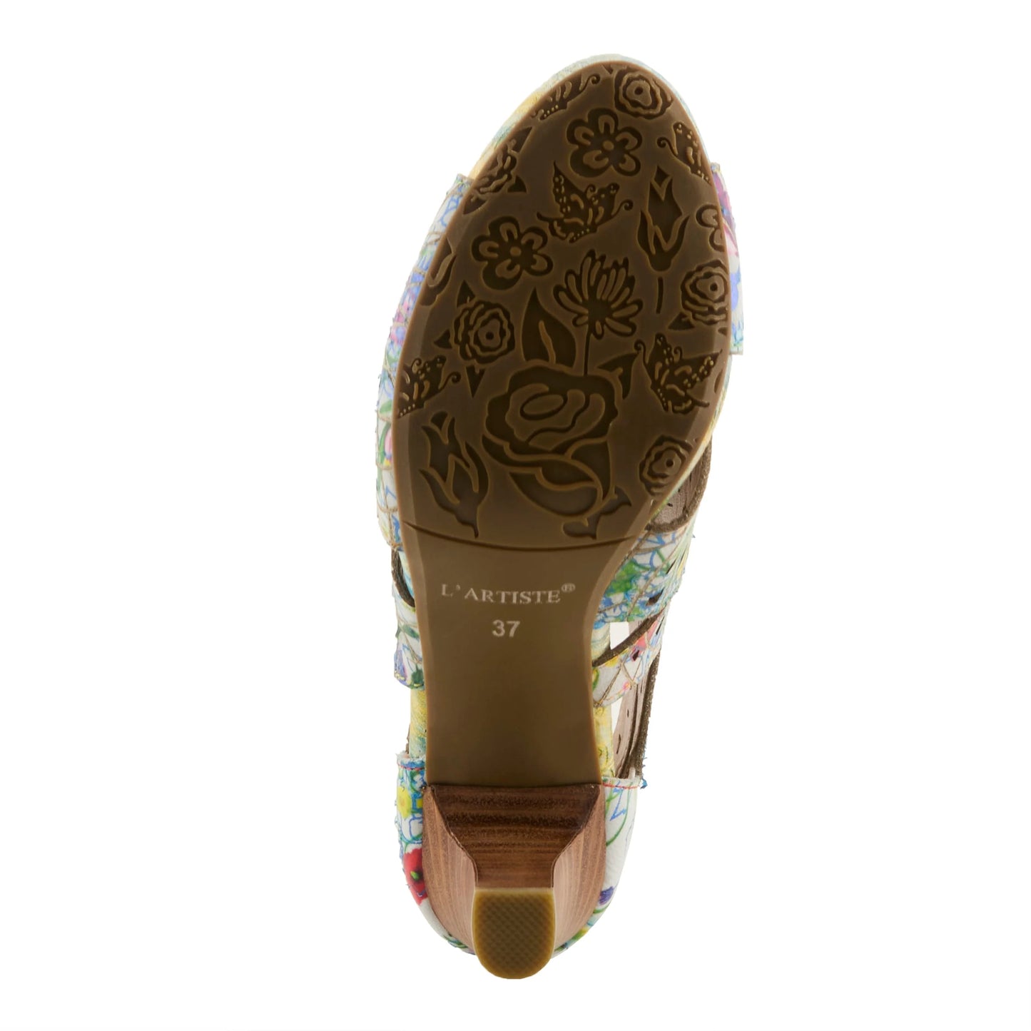 LAR AMORA PEEPTOE BOOTIE HEEL