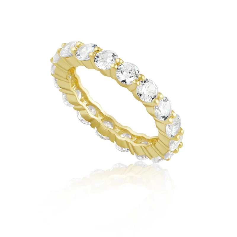 SAHI ROUND CUT CZ BEZEL RING