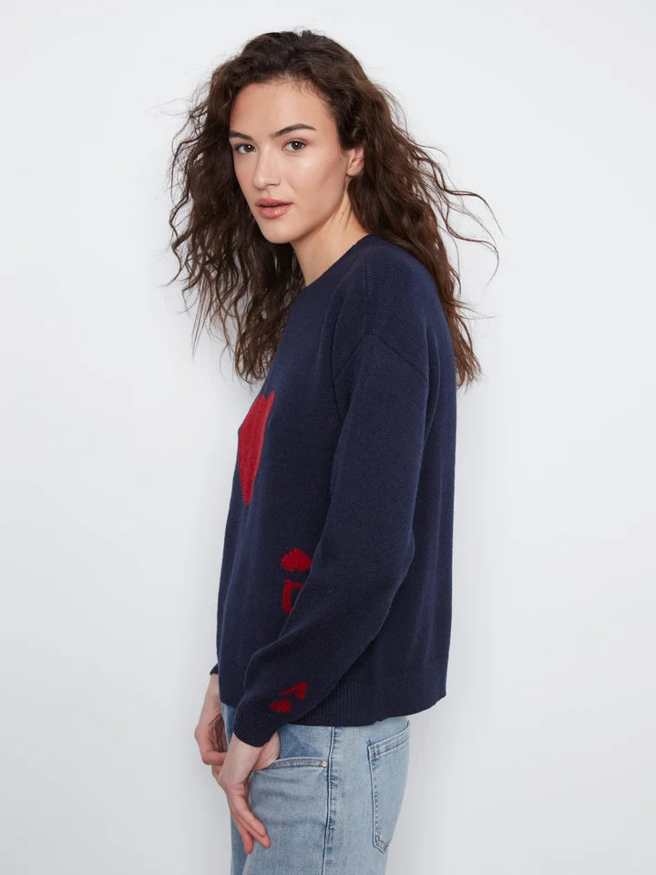 CHAR 2526 QUEEN OF HRTS SWTR TOP