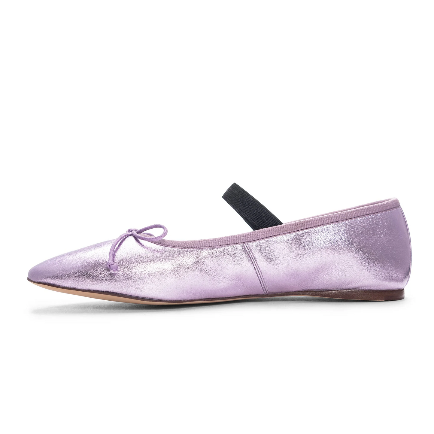 Leather Ballerina Flat