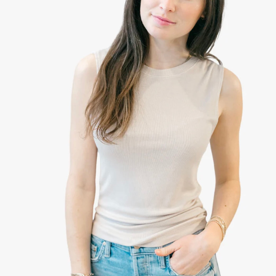 Michael Stars Crop Crew Tank