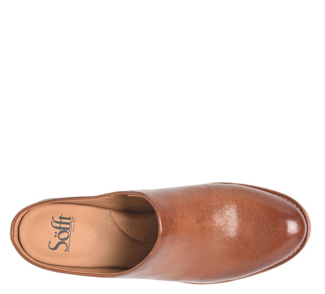 Soft Slip-On Stacked Heel