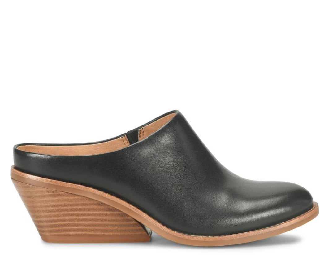 Soft Slip-On Stacked Heel