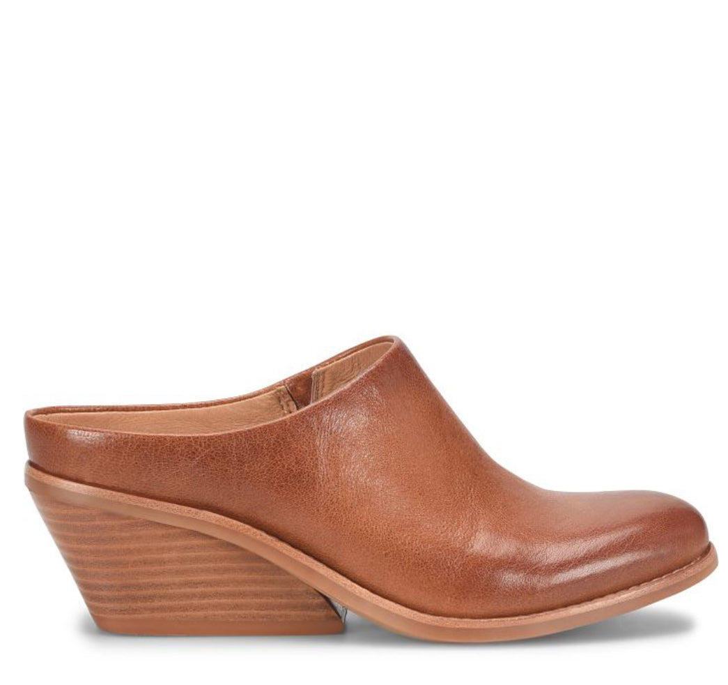 Soft Slip-On Stacked Heel
