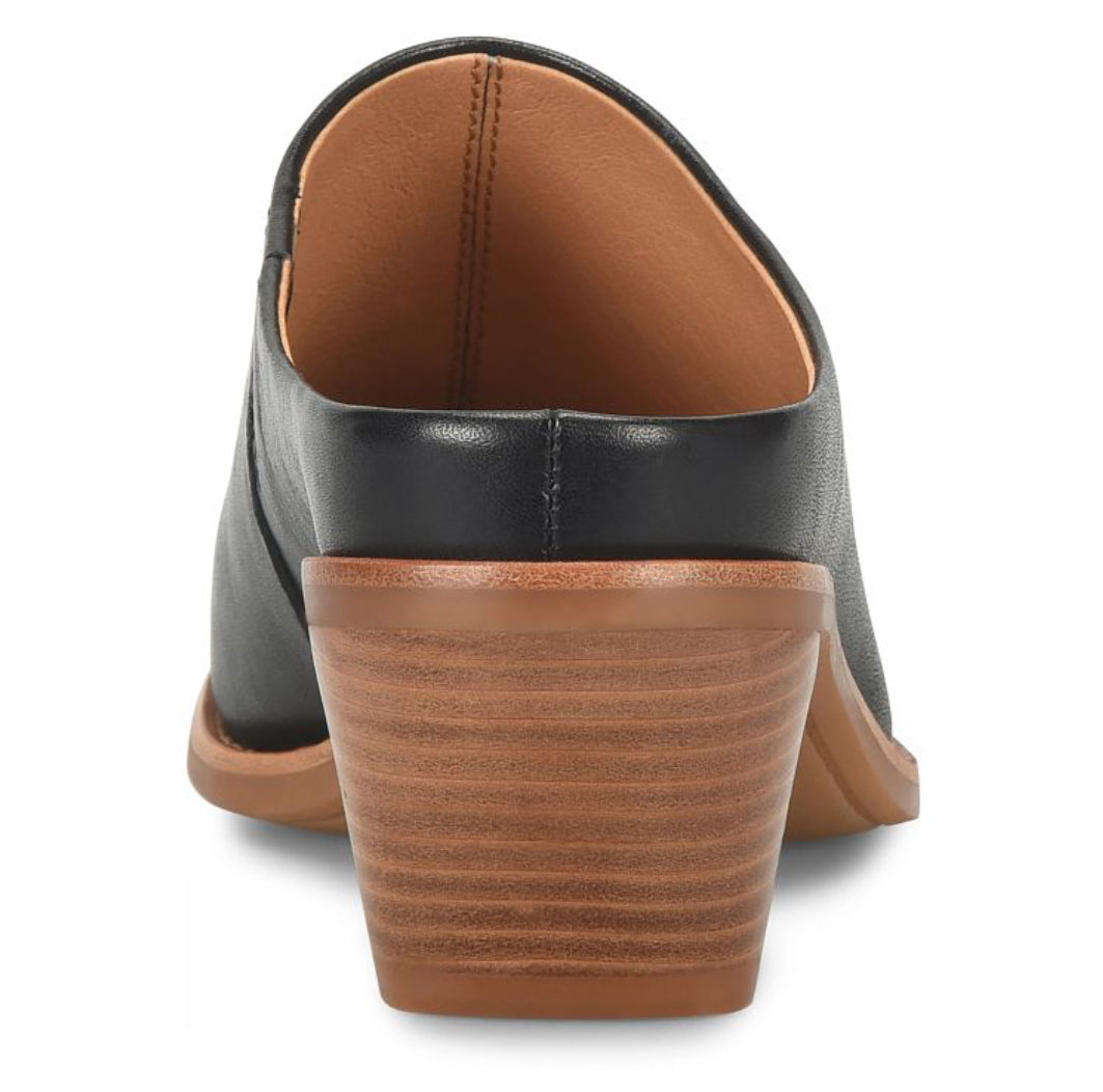 Soft Slip-On Stacked Heel