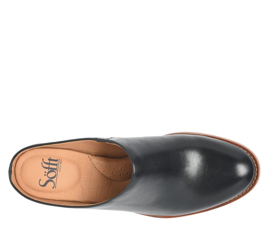 Soft Slip-On Stacked Heel