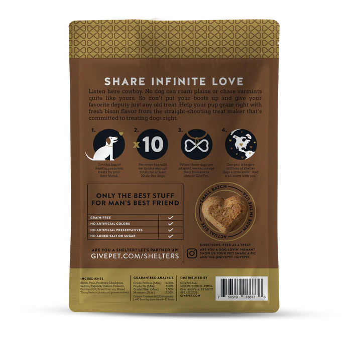 GIVE ASST GIVE PET TREAT BAG