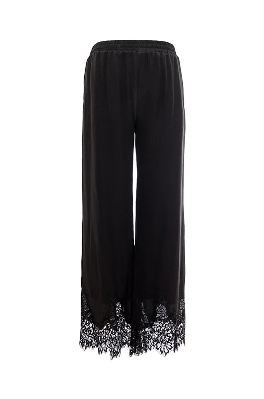 Silk Lace Bottom Pant