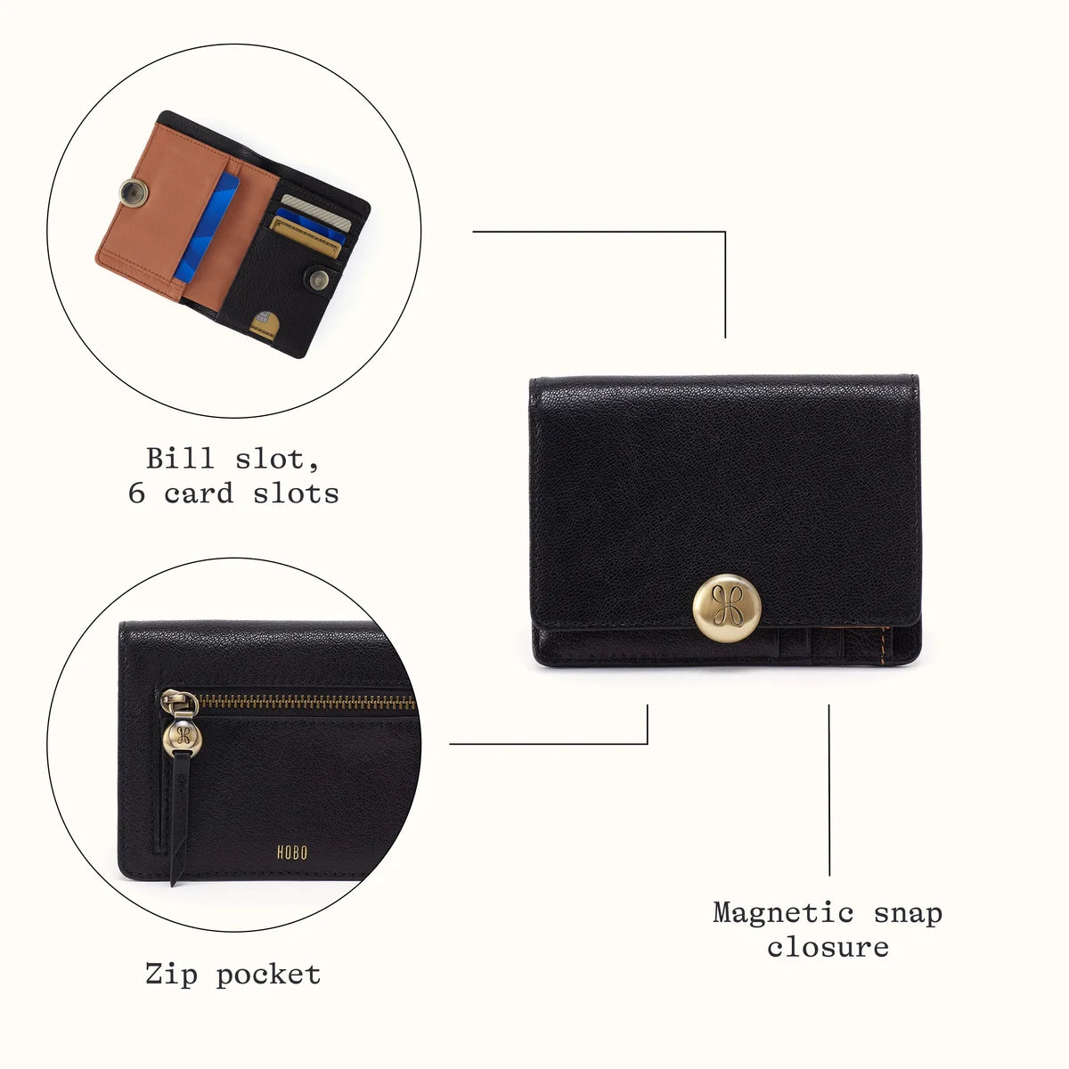 HOBO HUTTON SM WALLET