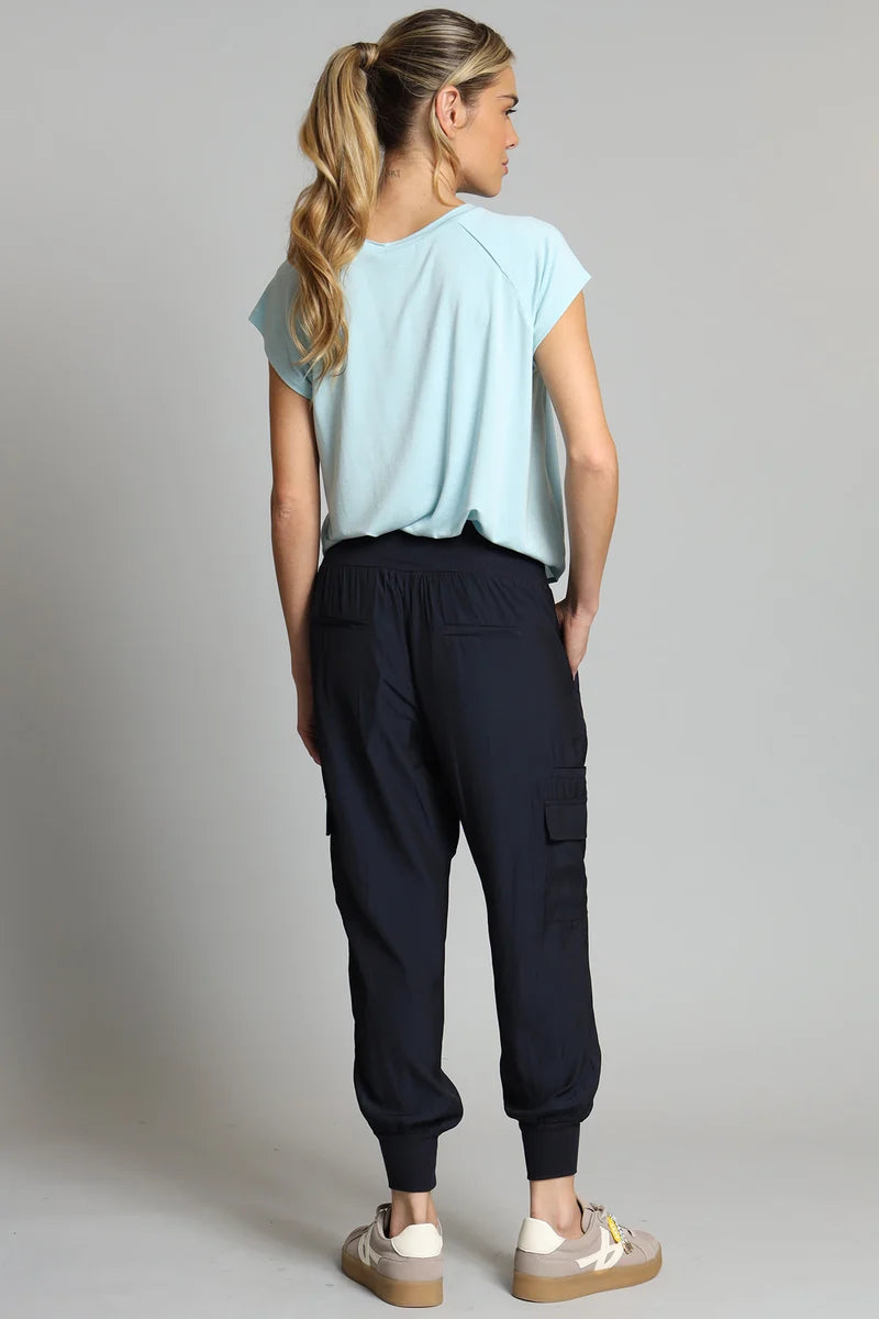 LOLA P4162 SATIN CARGO PANT