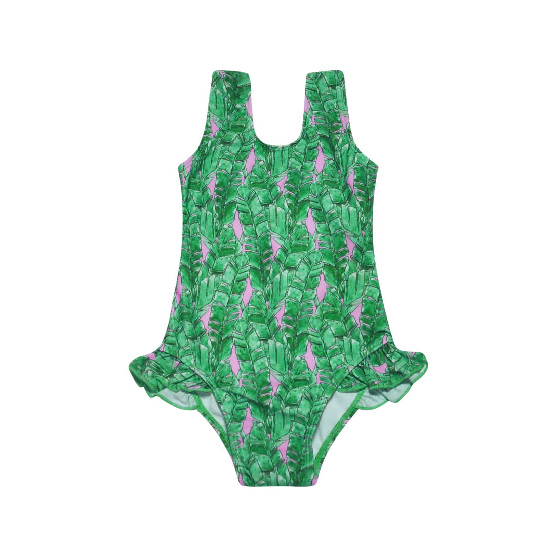 FLAP ONE PIECE RUFL SWIMSUIT