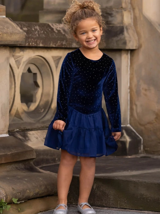 CHUMS 8107 VELV LS RHSTN DRESS