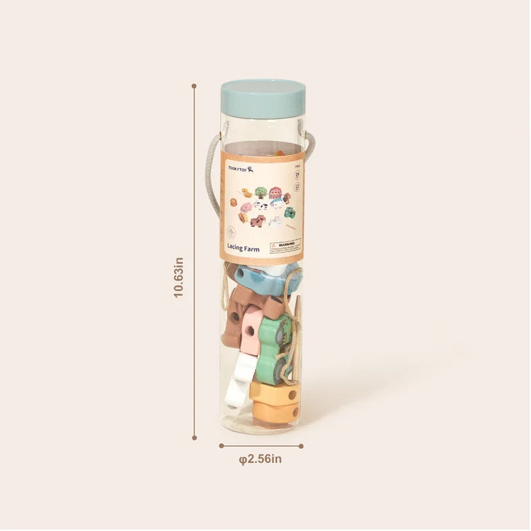 123TJ003 LACING ANIMALS TOY