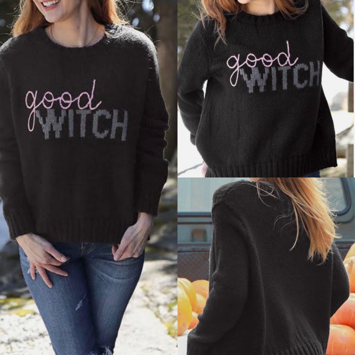 Good Witch/Bad Witch Sweaters