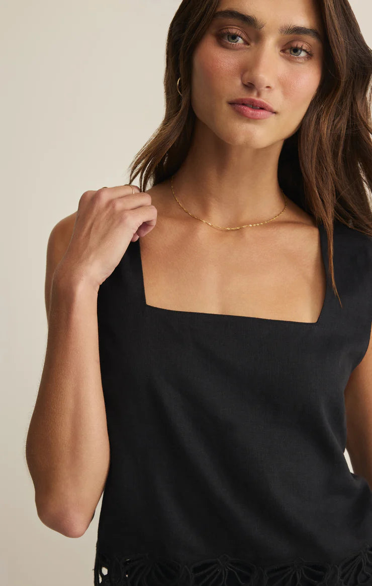 ZSUPP CHARLENE LASER CUT TANK