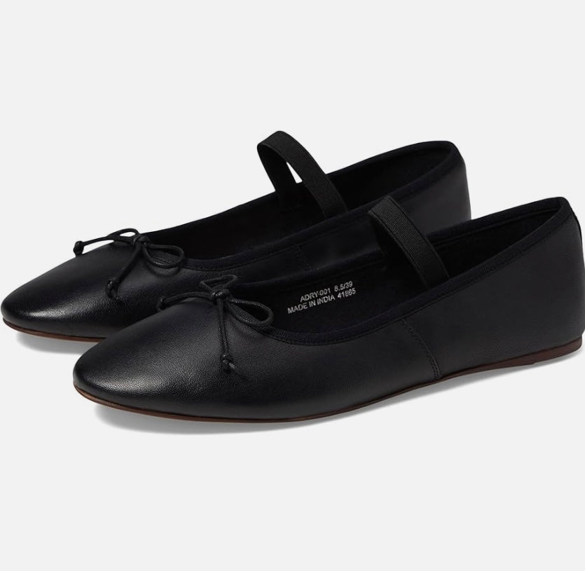 Leather Ballerina Flat