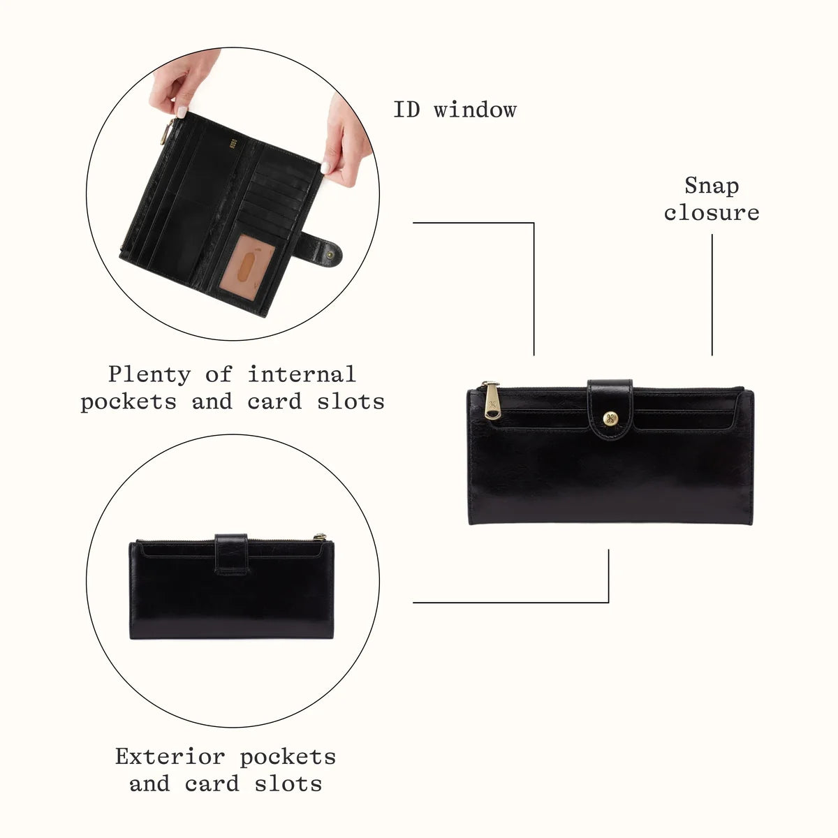 HOBO DUNN CONTINENTAL WALLET