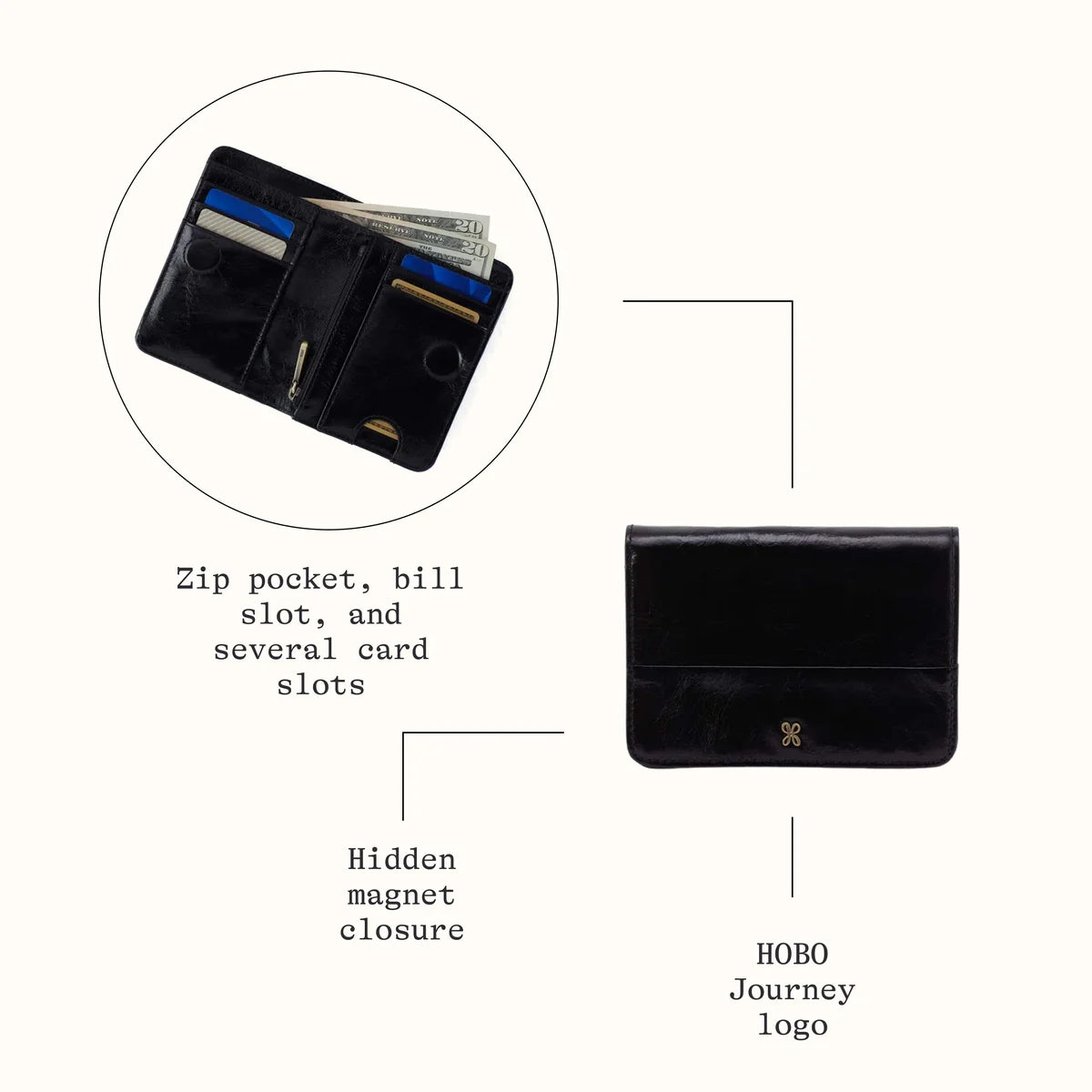 HOBO JILL BIFOLD WALLET