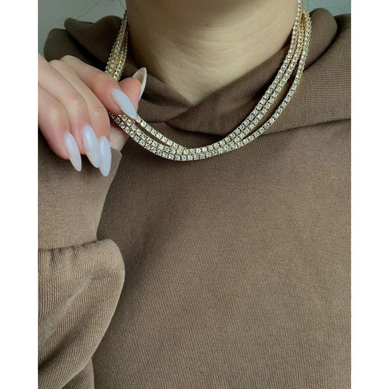 SAHI KARLA TENNIS NECKLACE