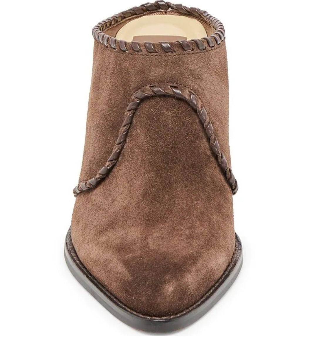 DV SUEDE STITCH MULE