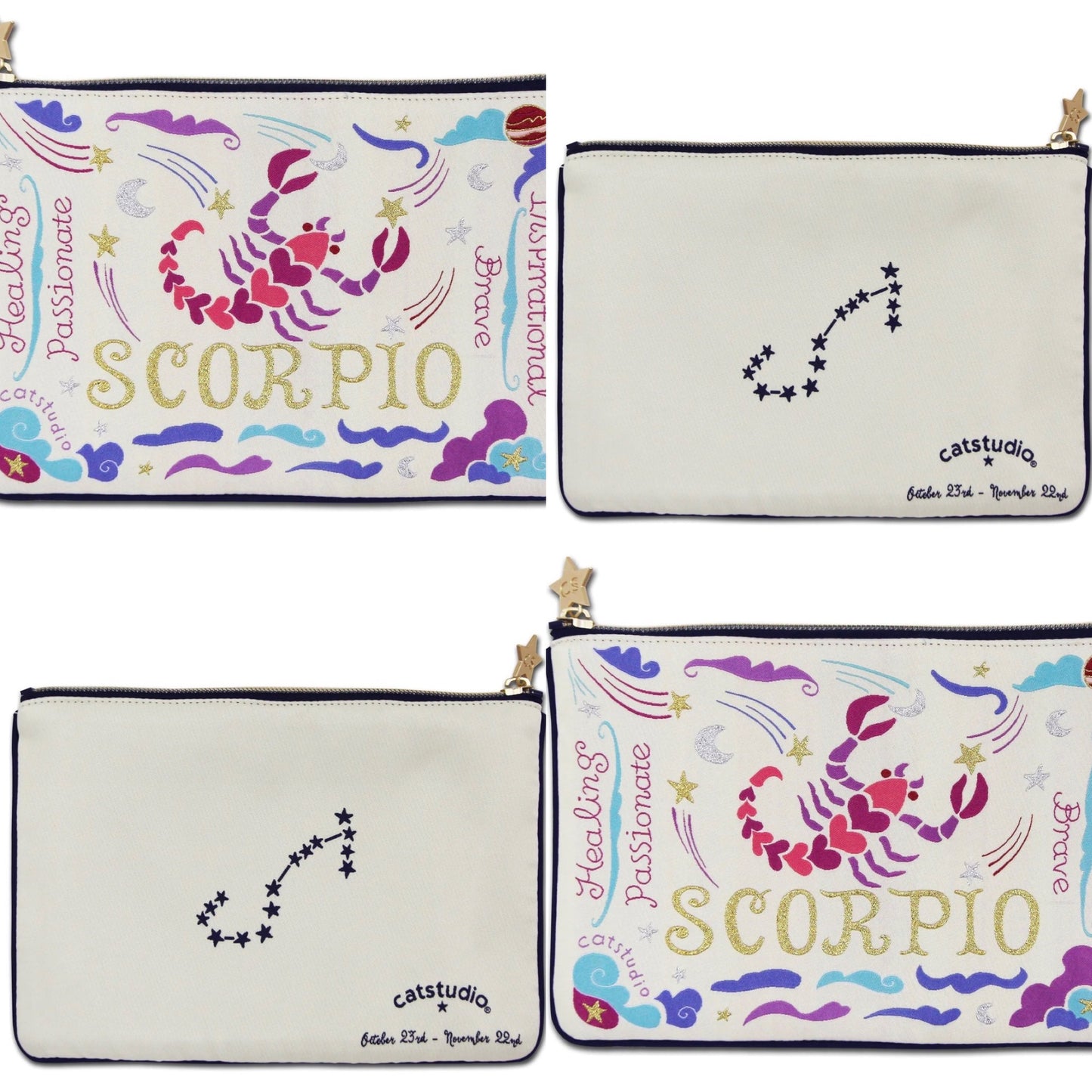 CS Zodiac Cosmetic Bags
