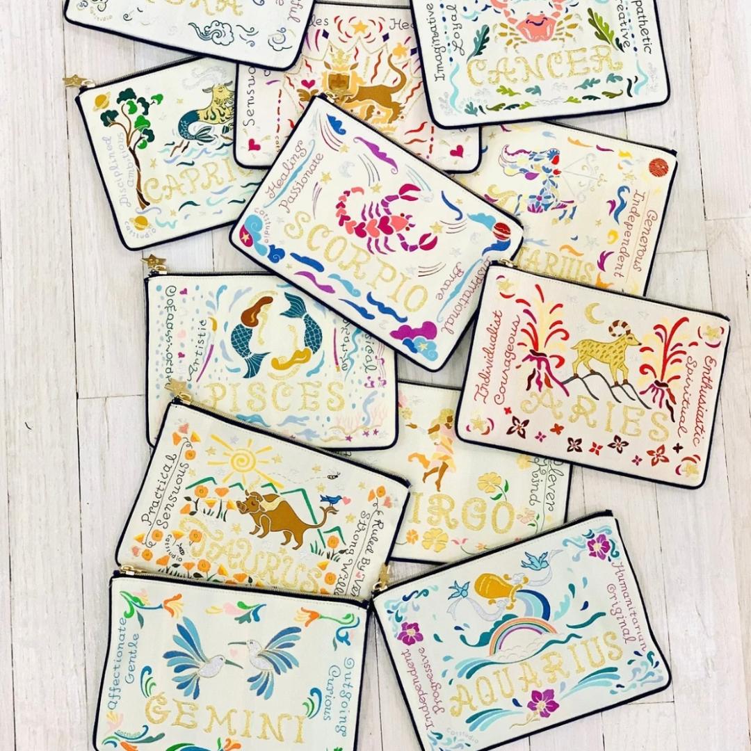 CS Zodiac Cosmetic Bags