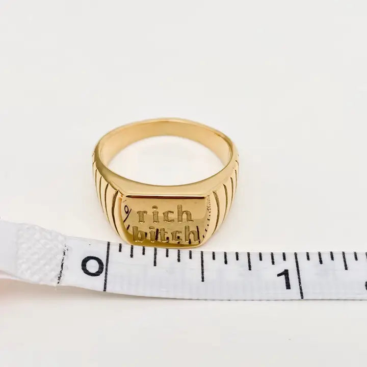 MIO RICH BITCH RING GDIP