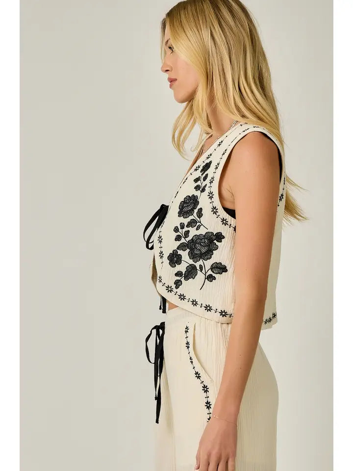 MTREE 71005 EMB TIE VEST