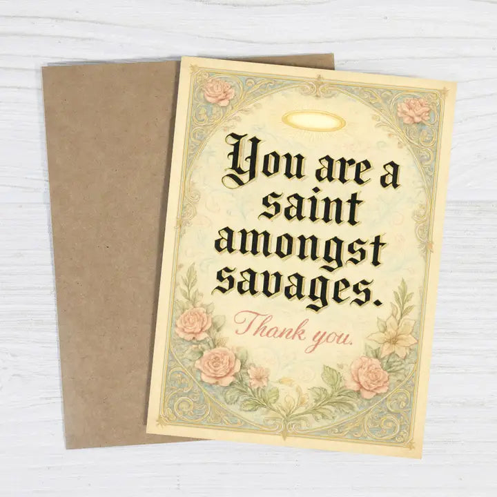 BAD FUNNY GREETING CARD