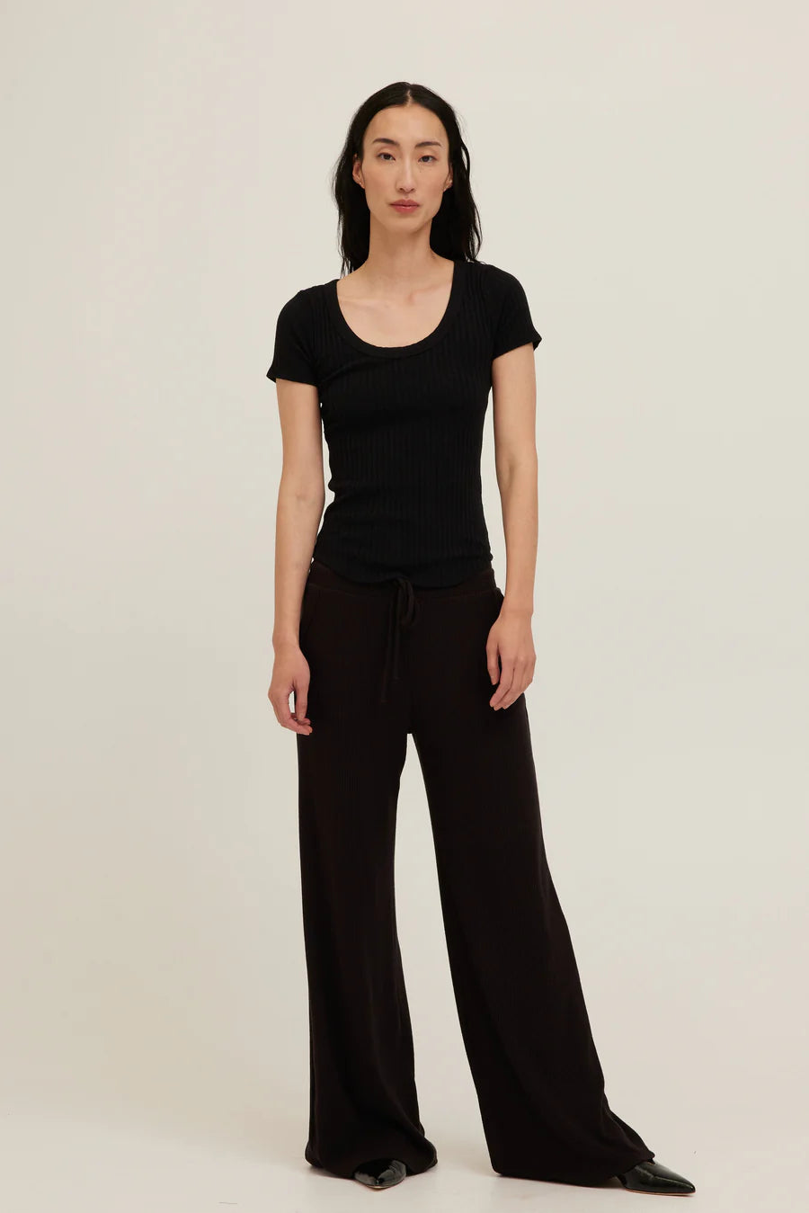 THICK RIB SCOOP SS TEE