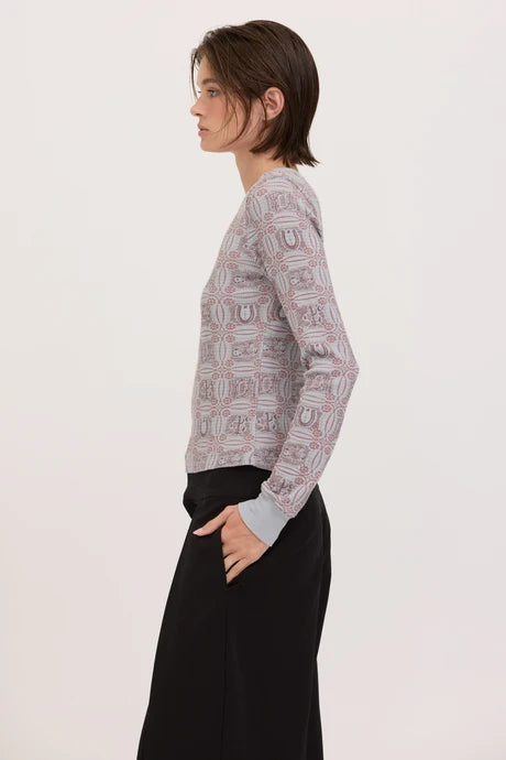 PROJ ALLOVER WESTERN THERM LS TEE