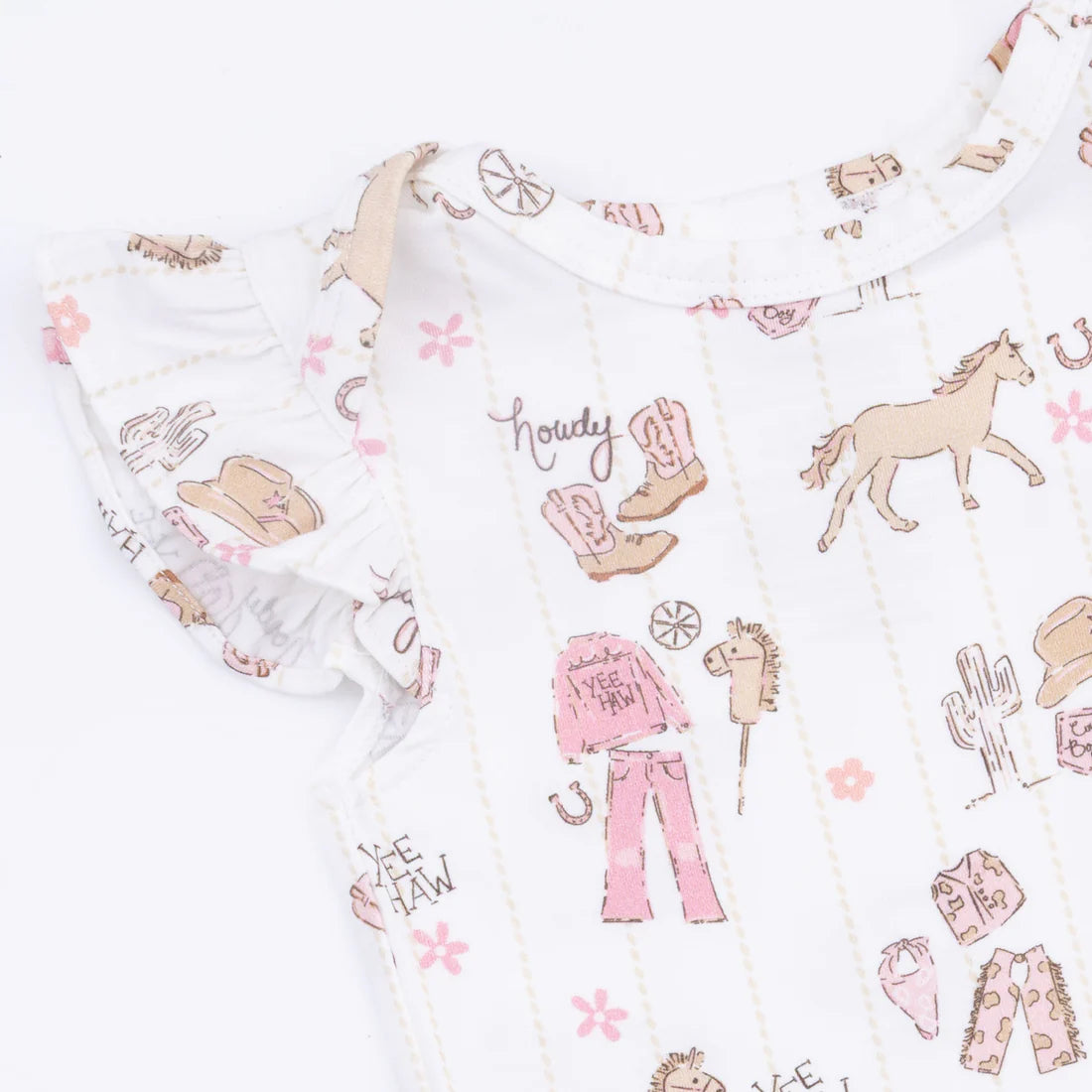 ANGEL 166 RUFL ONESIE