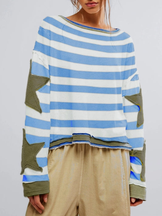 HIDDEN HJY03765 STRIP STAR PATCH TOP