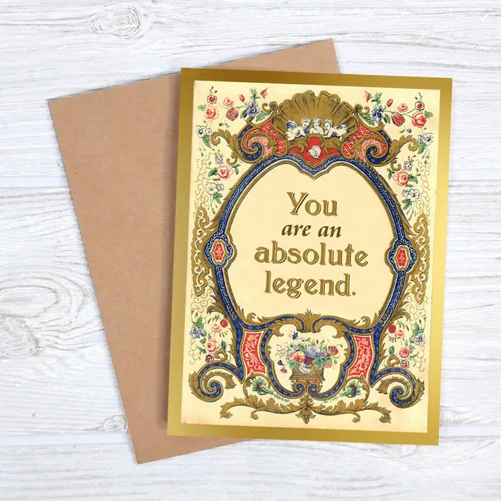 BAD FUNNY GREETING CARD
