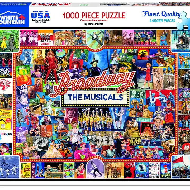 WHITE ASST 1000PC PUZZLE