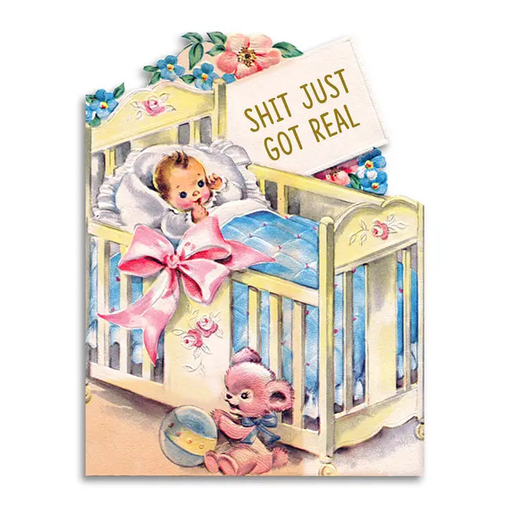 BAD FUNNY GREETING CARD