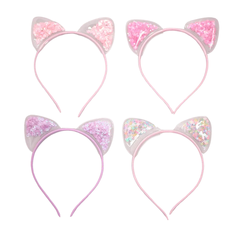 BOWS CAT EAR SHAKER HEADBAND