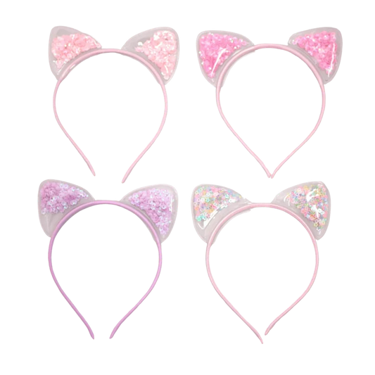 BOWS CAT EAR SHAKER HEADBAND