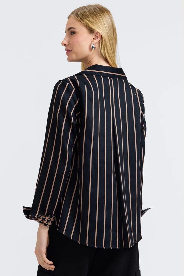FOX 203715 STRIPE POPOVER SHIRT